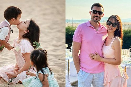 Hà Anh và chồng Tây nghiêm khắc, kỷ luật nhưng không áp đặt khi nuôi dạy con