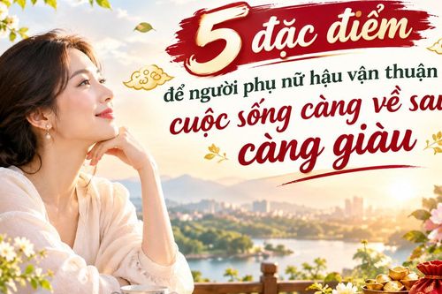 5 đặc điểm để người phụ nữ hậu vận thuận lợi, cuộc sống càng về sau càng giàu