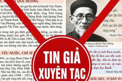 Công an cảnh báo tờ rơi giả mạo, xuyên tạc thông tin về cụ Huỳnh Thúc Kháng