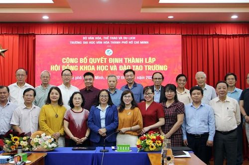 Trường ĐH Văn hóa TP.HCM ra mắt Hội đồng Khoa học và Đào tạo nhiệm kỳ mới