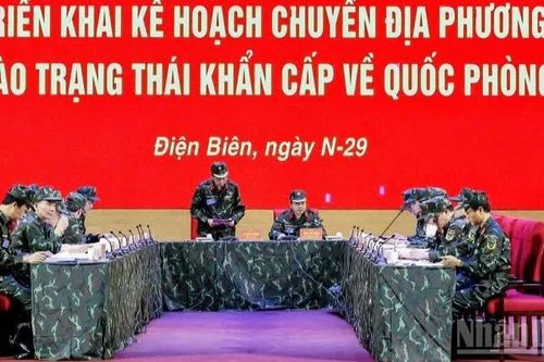 Điện Biên luyện tập vận hành cơ chế trong diễn tập khu vực phòng thủ tỉnh năm 2026