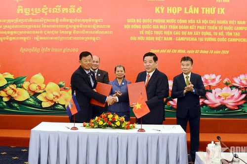 Phối hợp xây dựng, tôn tạo Đài Hữu nghị Việt Nam - Campuchia