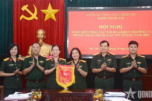 Khối thi đua số 2, Cơ quan Tổng cục Chính trị tổng kết công tác thi đua, khen thưởng năm 2026