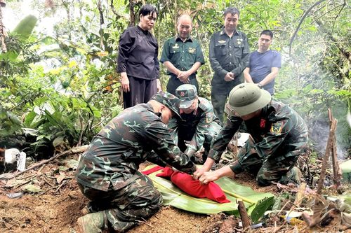 Tuyên Quang: Quy tập hài cốt liệt sĩ Ma Đình Thắng tại điểm cao 1030