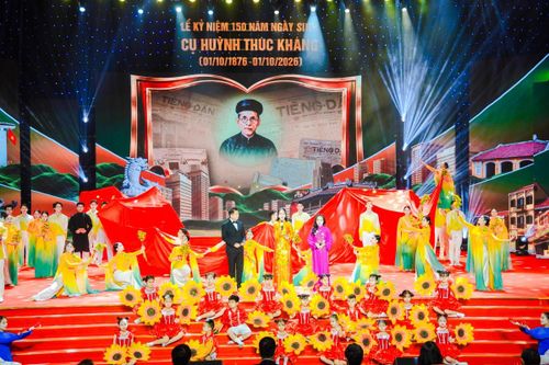 Đặc sắc chương trình nghệ thuật 'Khí phách non sông' kỷ niệm 150 năm Ngày sinh cụ Huỳnh Thúc Kháng