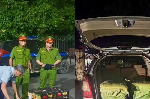 Công an thu giữ lô xúc xích không giấy tờ sắp bán ở cổng trường học