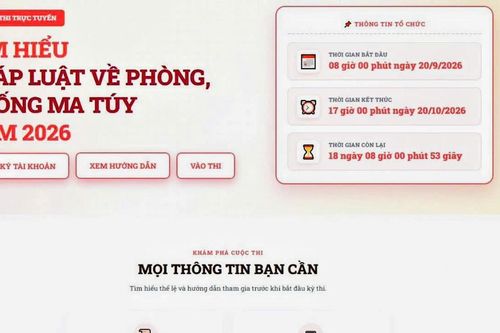 Hơn 53.000 lượt tham gia cuộc thi tìm hiểu pháp luật về phòng, chống ma túy