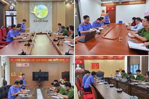 Trực tiếp kiểm sát việc thi hành án hình sự và cấm đi khỏi nơi cư trú tại 5 xã, phường