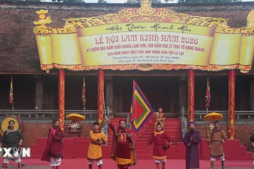 Lễ hội Lam Kinh năm 2026: 'Hào khí Lam Sơn - Bản hùng ca đất Việt'