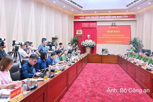 Bộ Công an thông tin về tiến độ điều tra một số vụ án