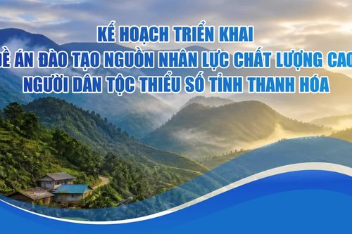 Kế hoạch triển khai Đề án đào tạo nguồn nhân lực chất lượng cao người dân tộc thiểu số tỉnh Thanh Hóa