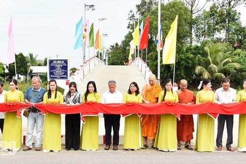 Khánh thành cầu Giồng Kè trị giá 1,9 tỷ đồng tại Giang Thành