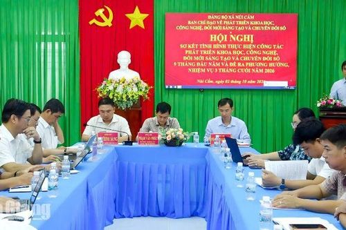 Núi Cấm hoàn thành 100% nhiệm vụ chuyển đổi số trên NQ57.vn