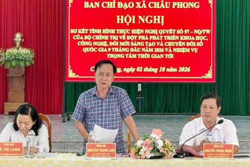 Xã Châu Phong đạt 100% tỷ lệ số hóa hồ sơ thủ tục hành chính