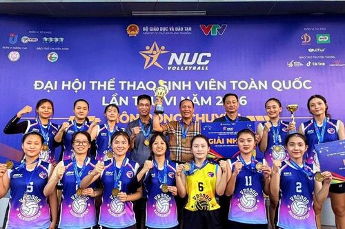 Trường Đại học Thể dục thể thao Đà Nẵng vô địch giải bóng chuyền sinh viên toàn quốc