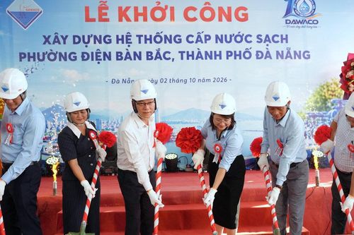 Khởi công xây dựng hệ thống cấp nước sạch tại Điện Bàn Bắc
