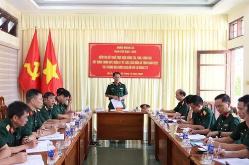 Phó Tư lệnh Quân đoàn 34 kiểm tra công tác chính quy, kỷ luật tại Lữ đoàn Tăng 273