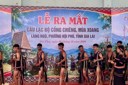 Phường Hội Phú ra mắt Câu lạc bộ Cồng chiêng, múa xoang làng Ngó