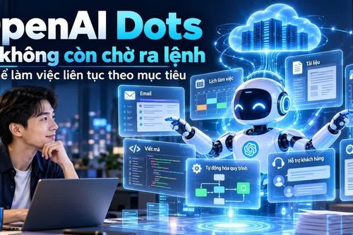 Sau ChatGPT, OpenAI muốn Dots trở thành “đồng nghiệp AI” luôn hoạt động