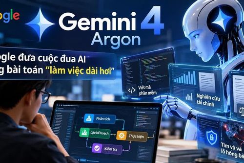 Google ra Gemini 4 Argon, cuộc đua AI chuyển sang “làm việc dài hơi”