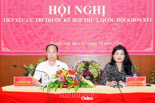 Đại biểu Quốc hội tỉnh Khánh Hòa tiếp xúc cử tri 3 xã khu vực Khánh Sơn