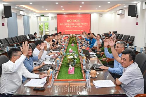 Đảng ủy phường Nha Trang xem xét, thông qua 2 dự thảo đề án