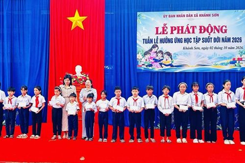 Xã Khánh Sơn phát động Tuần lễ hưởng ứng học tập suốt đời năm 2026