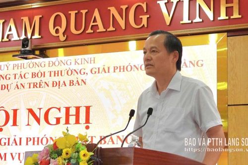 Phường Đông Kinh: Giao ban công tác giải phóng mặt bằng 9 tháng đầu năm, triển khai nhiệm vụ 3 tháng cuối năm