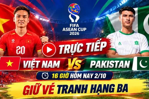 TRỰC TIẾP Việt Nam 0-1 Pakistan (Hiệp 1): Pakistan mở tỉ số