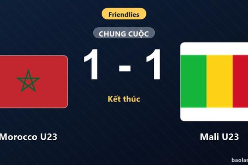 Thống kê trận đấu Morocco U23 1-1 Mali U23: Hai đội chia điểm