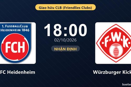 Nhận định 1. FC Heidenheim vs Würzburger Kickers: Chuyến đi nhiều thử thách