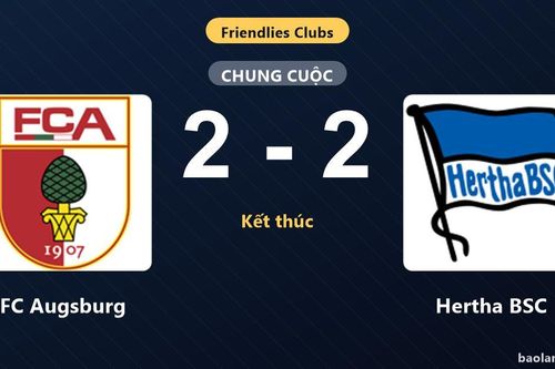 FC Augsburg và Hertha BSC bất phân thắng bại tại WWK Arena
