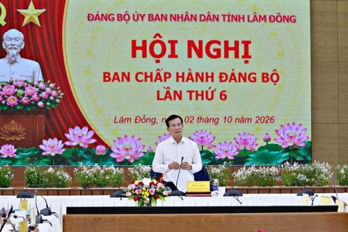 Đảng ủy UBND tỉnh Lâm Đồng quyết tâm hoàn thành các chỉ tiêu trong quý IV/2026