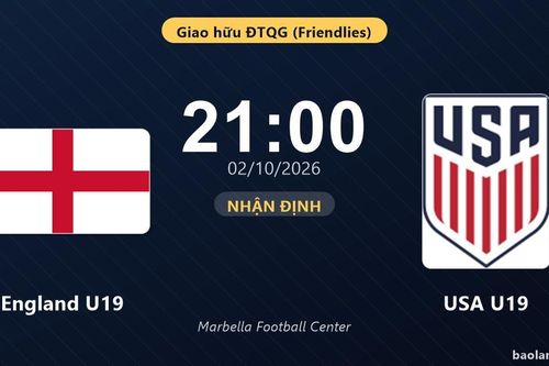 Nhận định England U19 vs USA U19: Màn so tài của hai đội vào phom