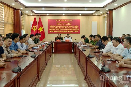 Triển khai kế hoạch phối hợp xây dựng địa bàn biên giới không ma túy