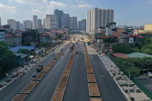 Hà Nội: Công trường Vành đai 2,5 tất bật trước ngày thông xe kỹ thuật