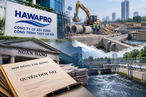 Chân dung Xây dựng Công trình Thủy Hà Nội: Hàng loạt gói thầu trăm tỷ và quyền đòi nợ thế chấp ngân hàng