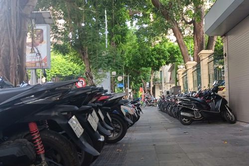 Sẵn sàng điểm gửi xe phục vụ người dân vào khu vực trung tâm