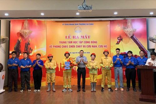 Phường Ba Đình ra mắt trung tâm giáo dục cộng đồng về PCCC