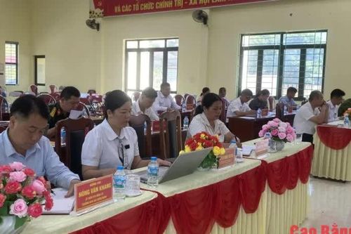 Kỳ họp thứ 5 (chuyên đề) HĐND xã Đàm Thủy khóa XXI
