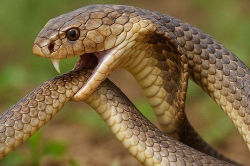 Rắn độc tự cắn mình thì chúng có chết không?