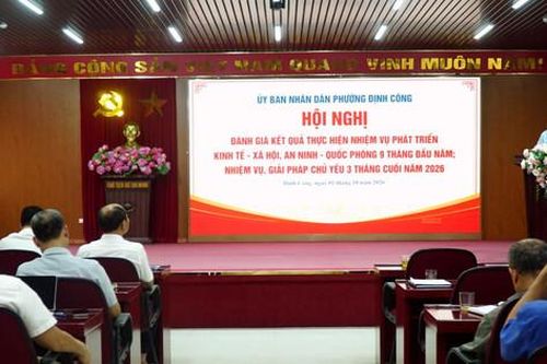 Phường Định Công hoàn thành 11/11 chỉ tiêu sau 9 tháng