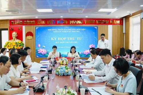 Phường Kim Liên kiện toàn bộ máy, nâng chất lượng phục vụ người dân