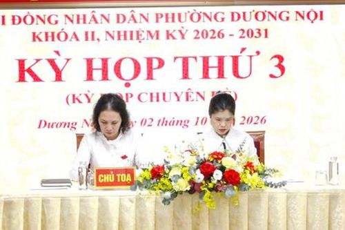 Phường Dương Nội thành lập, tổ chức lại các phòng chuyên môn thuộc UBND