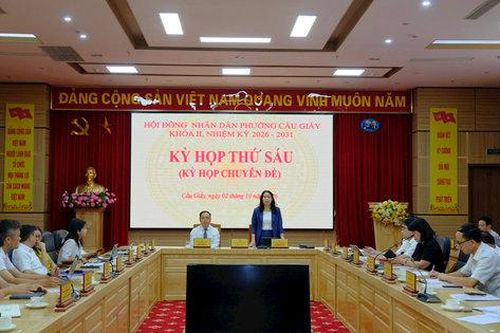 HĐND phường Cầu Giấy thông qua nhiều nội dung quan trọng tại kỳ họp chuyên đề