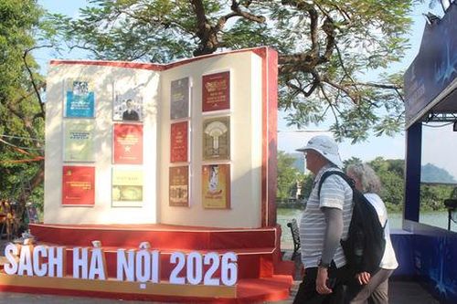 Hội sách Hà Nội lần thứ XI - năm 2026: Sôi động không gian đọc trước giờ khai mạc