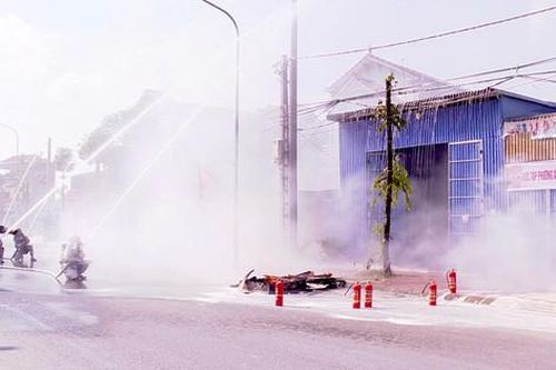 Xã Ứng Hòa: Diễn tập phương án chữa cháy, cứu nạn, cứu hộ tại khu dân cư
