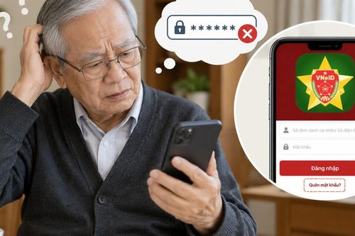 [INFOGRAPHIC] Cẩm nang 3 bước lấy lại mật khẩu VNeID cho người cao tuổi