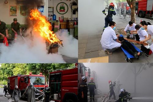 Diễn tập phương án PCCC và CNCH nhà ở kết hợp kinh doanh tại phường Nghĩa Đô năm 2026