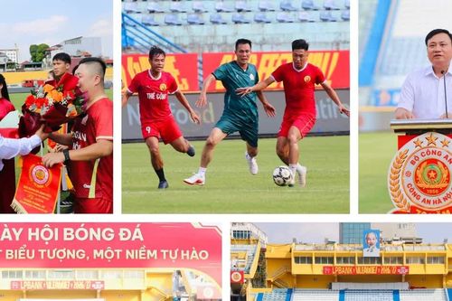 Toàn cảnh Ngày hội bóng đá chào mừng 70 năm thành lập CLB Công an Hà Nội